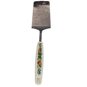 Vintage EKCO‎ Slotted Spatula Turner Chromium Plated Nylon Spice of Life 12" MCM